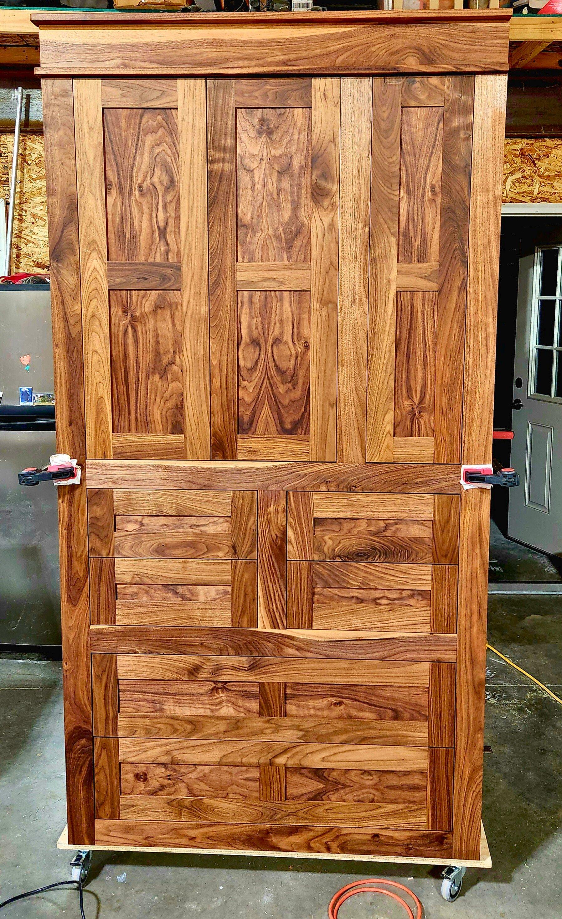 Custom Walnut Armoire
